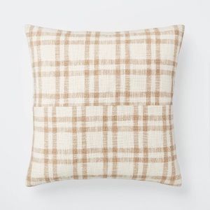 Studio McGee x Threshold (Target) 20x20 Woven Plaid Throw Pillow NEW
